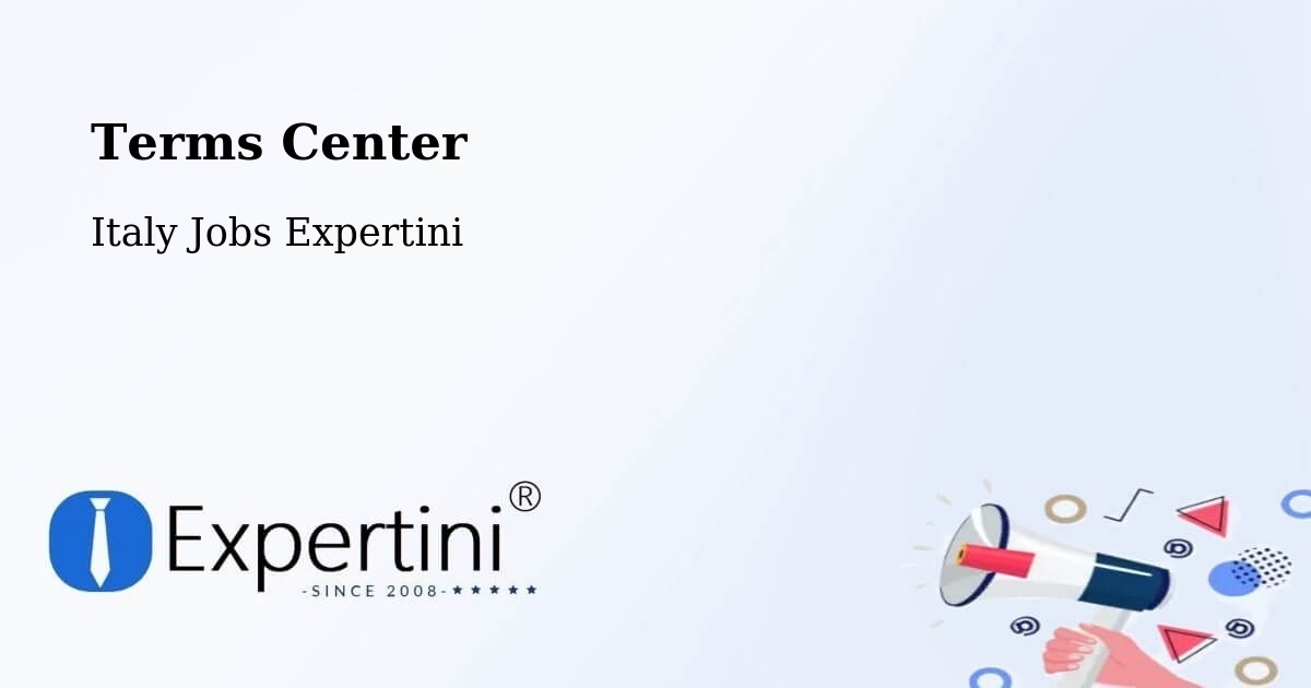 Terms of Service – San Lazzaro - Italy Jobs Expertini